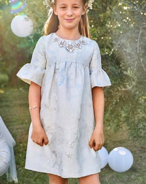 Vestido para niña #129 | Burda Style 03/2018 | Patrón de costura PDF