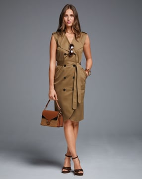 Robe trench en coton stretch n°104 | Burda Style 04/20 | Patron de couture PDF