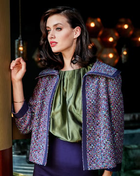 Jacket fabrics Boxy Jacket A, B 122 | 01/19 | PDF Sewing Pattern