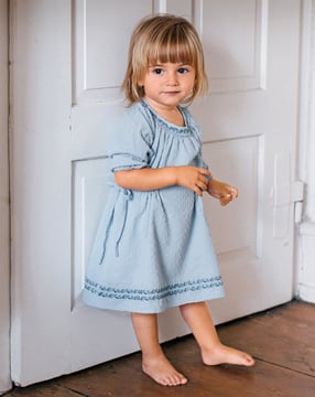 Vestido para niña #131 | Burda Style 02/2019 | Patrón de costura PDF