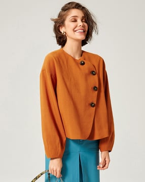 crêpe jasje 110 | Burda Style 08/19 | PDF naaipatronen
