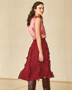 polyester rok 115 | Burda Style 08/19 | PDF naaipatronen