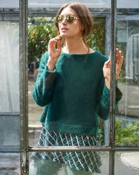Pull-over en Knit fabric 108 | Burda Style 11/19 | Patron de couture PDF