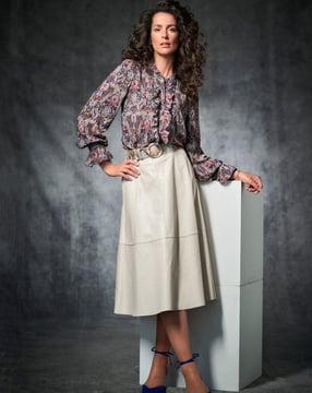 Cotton Blouse 108|Burda Style 10/20 | PDF Sewing Pattern