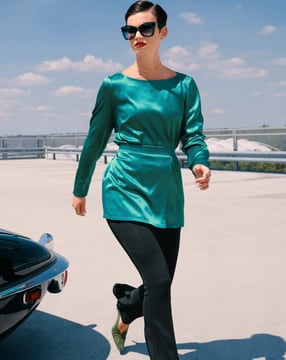 Satin Blouse 113|Burda Style 10/20 | PDF Sewing Pattern