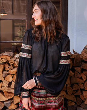 Polyester Blouse 101 A|Burda Style 12/20 | PDF Sewing Pattern