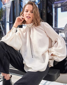 blouse #101  B | polyester | burda style 12/2020 | PDF naaipatronen