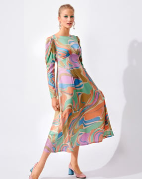 jurk #105  A | viscose | burda style 03/2021 | PDF naaipatronen