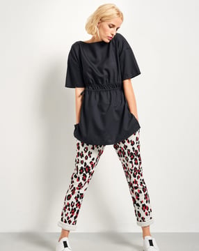 Cotton , Silk , Mesh Tunic Top 101 B|Burda Style 4/21 | PDF Sewing Pattern