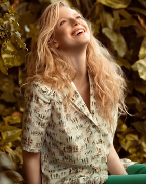 Camisa en Lino-viscosa #105  A | Burda Style 04/21 | Patrón de costura PDF