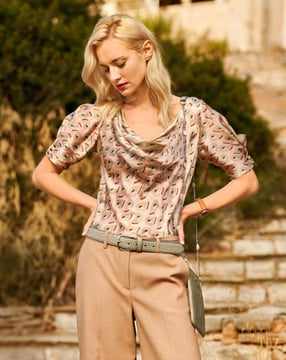 Silk  Blouse 119|Burda Style 4/21 | PDF Sewing Pattern