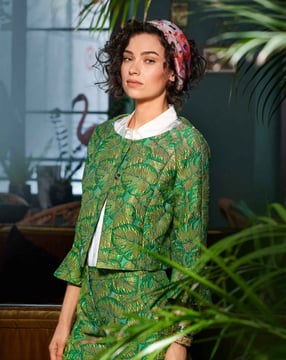 Veste en Jacquard n°105 | Burda Style 6/21 | Patron de couture PDF