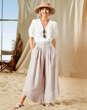 Jupe-culotte en Coton , Lin n°101 B | Burda Style 07/21 | Patron de couture PDF