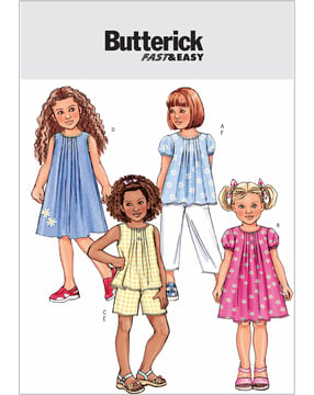 Patron Butterick Combinaison pour garçons enfants #B41762 Taille 92-104