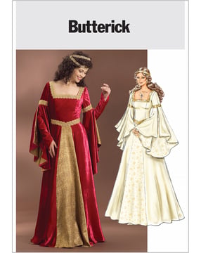 Patron Butterick Femme Costume Historique #B4571AA Taille 32-38