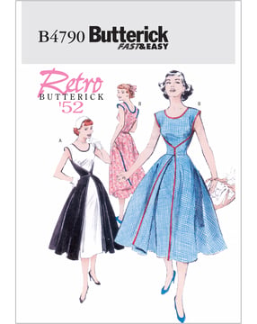 Patron Butterick pour femme vintage #B4790BB tailles 34-40
