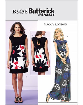 Patron Butterick Robe Femme #B5456F5 Taille 42-48