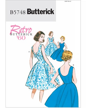 Butterick B5748E5 Vintage - Robes Tailles 40-48