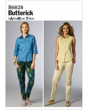 Patron Butterick Pantalon femme #B6028F5 Taille 42-50