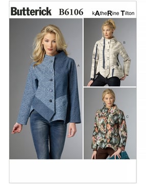 Patron Butterick Veste Femme #B6106Y Taille 32-40