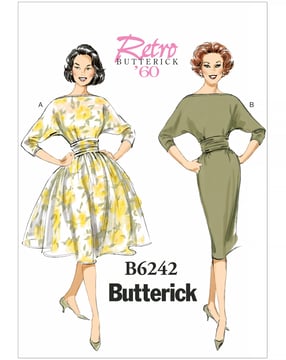 Patrons Butterick Robe Femme #B6242E5 Taille 40-44