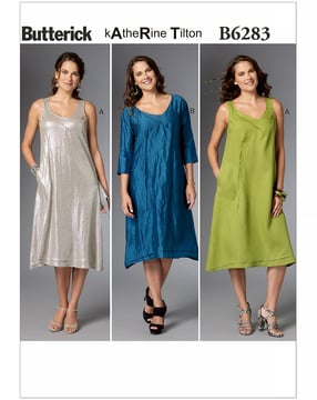 Patrons de couture Butterick pour femmes #B6283ZZ Taille 42-50