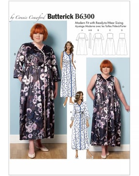 Patrons Butterick Pyjama femme #B6300MISS Taille 32-46