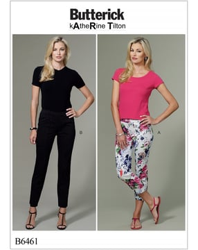 Patron Butterick Pantalon Femme Design : Kathe #B6461B5 Taille 34-42