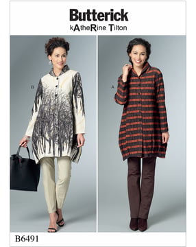 Patron Butterick Manteau Femme Design : Design : Katherine Tilton #B6491ZZ Taille 42-50