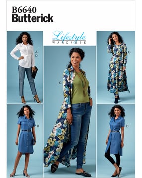 Patron Butterick Pantalon de tailleur femme #B6640A5 Taille 32-40