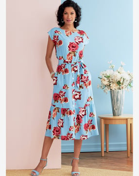 Patron Butterick Robe Femme #B6722E5 Taille 32-48