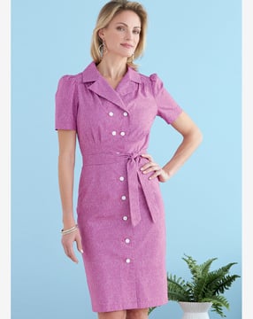 Patron de couture Butterick robe femme avec patte de boutonnage #B6726E5 Taille 40-48