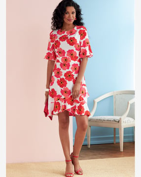 Patron Butterick Robe femme avec ceinture #B6729E5 Taille 32-48