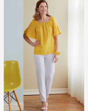 Patron Butterick pour femme T-shirt #B6766E5 Taille 40-48