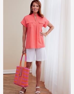 Ensemble de patrons Butterick pour femmes Top Blouse #B6768E5 Taille 40-48