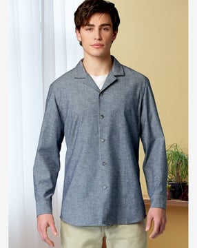Patron Butterick Chemise homme #B6846XM Taille 34-48