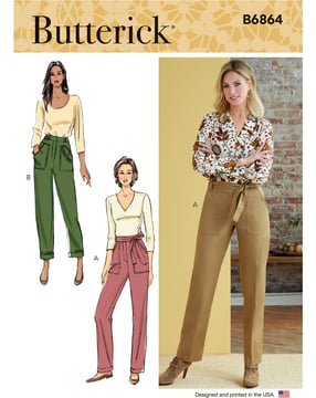 Patron Butterick Pantalon Femme #B6864A5 Taille 34-42