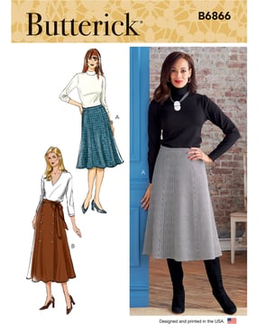 Patron Butterick Jupe Femme #B6866A5 Taille 32-40