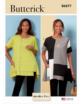 Patron Butterick pour chemisier femme #B6877Y Taille 30-40