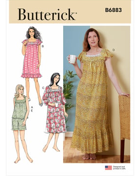 Patron Butterick pour femme Top et short #B6883Y Taille 30-40
