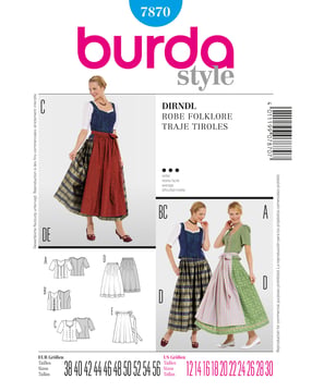Dirndl long n°7870