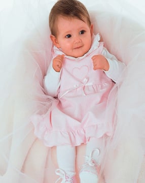 Ensemble pour bébé : veste, pantalon, robe, bonnet n°9831