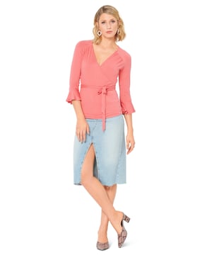 Top croisé n°6145 B Printemps / Été 2021 | Patron de couture PDF