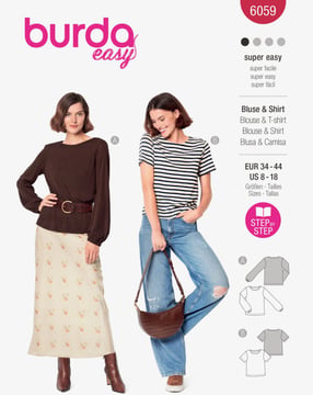 T-shirt, blouse n°6059 Automne / Hiver 2021 | Patron Pochette