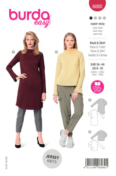 Robe, t-shirt n°6080 Automne / Hiver 2021 | Patron Pochette