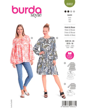 Robe / blouse n°6002 Printemps / Été 2022 | Patron Pochette