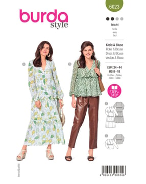 Robe / blouse n°6023 Printemps / Été 2022 | Patron Pochette