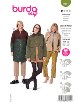 Veste & manteau n°5941 Automne/Hiver 2022 | Patron Pochette