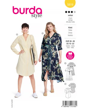 Robe n°5819 Printemps/Été 2024 | Patron Pochette