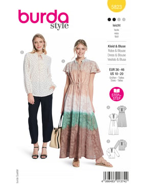 Robe & Blouse n°5823 Printemps/Été 2024 | Patron Pochette